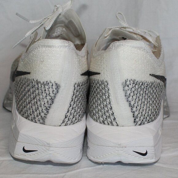 Nike ZoomX VaporFly 3 Running Shoes White/Particle Grey Metallic Men's Sz12.5 - Picture 3 of 16